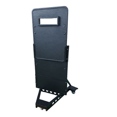NIJ III Ceramic Composite Wheeled Combined Offensive And Defensive Shield Urban Assault Operations