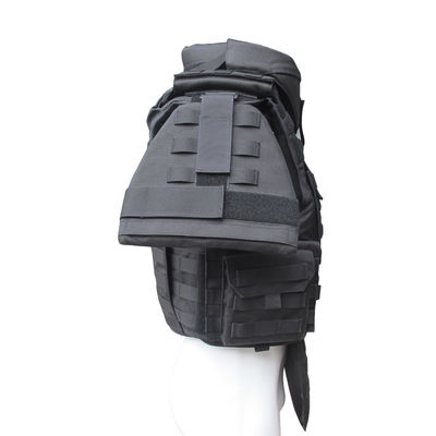 Outdoor Full Coverage Black 1000D Nylon Molle Camo Plate Carrier Combat Chalecos Tactical Vest Armor Vest